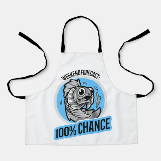 Tablier Prévisions de week-end 100% de chance de T-Shirt