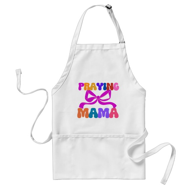 Tablier Prier Mama Croquette Bow (Devant)