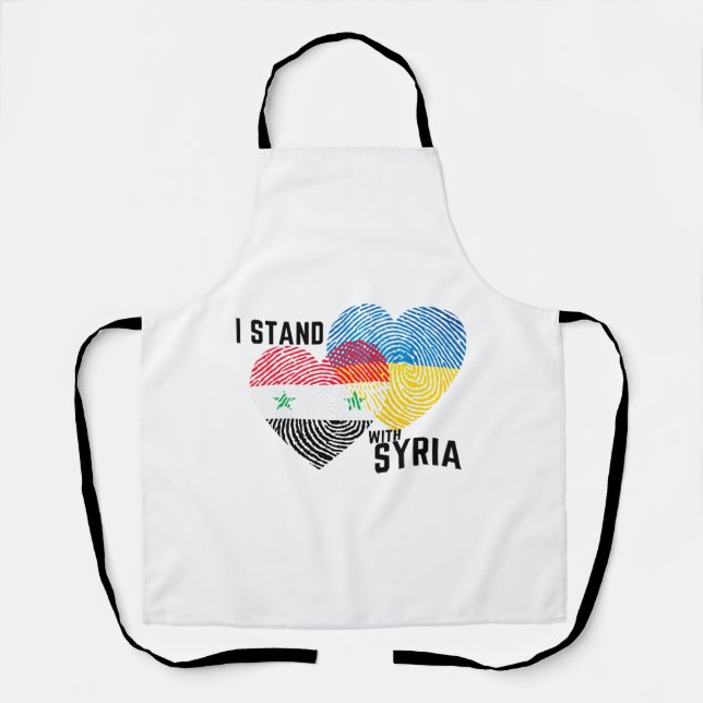 Tablier Priez pour la Syrie (Recto)
