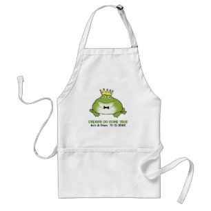 Tablier Prince Grenouille - Crapaud Mignon avec Texte Pers