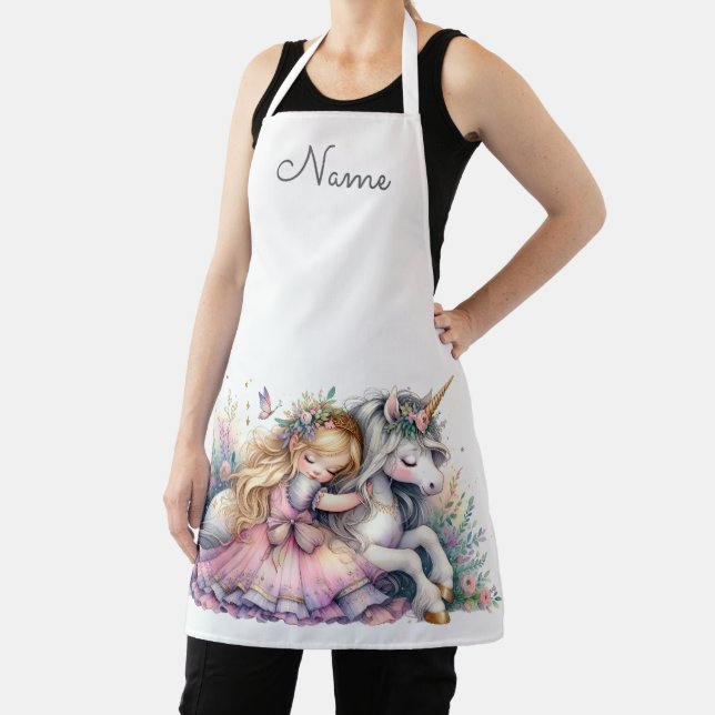 Tablier Princess Unicorn Pastel Fairytale Fantasy (Insitu)