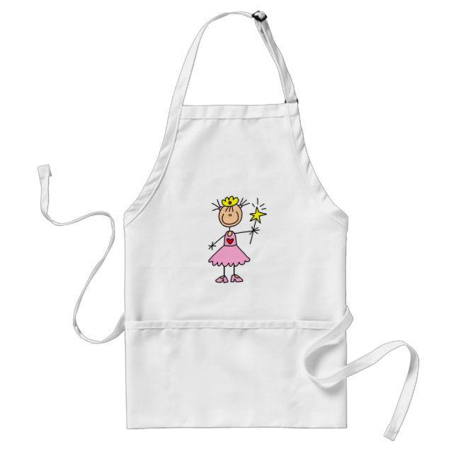 Tablier Princesse avec baguette (Devant)
