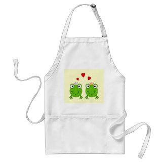 Tablier Princesse de grenouille et prince de grenouille,