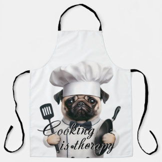 Tablier Print Apron Cuisine est la thérapie