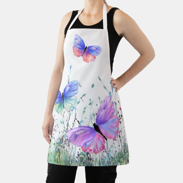 Tablier Printemps Joy Papillons Apron Voler dans la nature (Insitu)