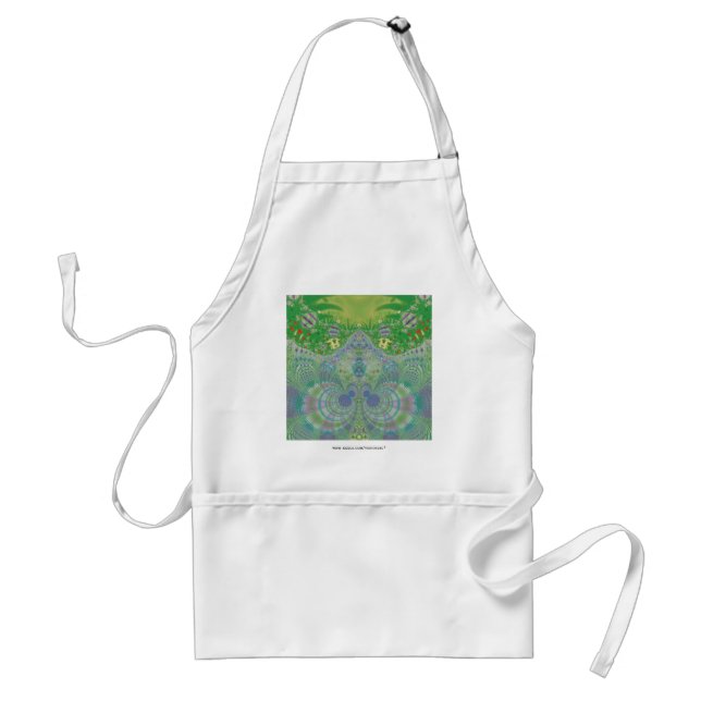 Tablier Printemps vert (Devant)