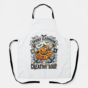 Tablier Professeur d'art Halloween Classe effrayante