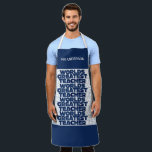 Tablier Professeur rétro moderne bleu rouge élégant sac fo<br><div class="desc">Professeur rétro moderne bleu,  rouge,  orange et jaune design 80's vintage homme homme enseignant cadeau amusant.</div>