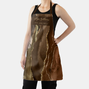 tablier professionnel de beauté d'agate Brown