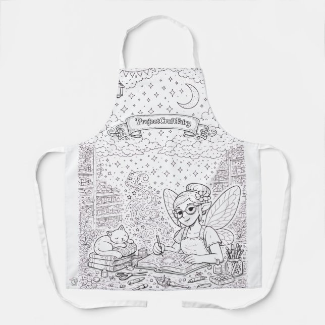 Tablier ProjectCraftFairy v1 Colouring Apron (Recto)