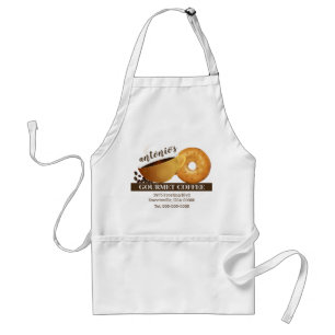 Tablier Promotion du marketing du café et du bagel