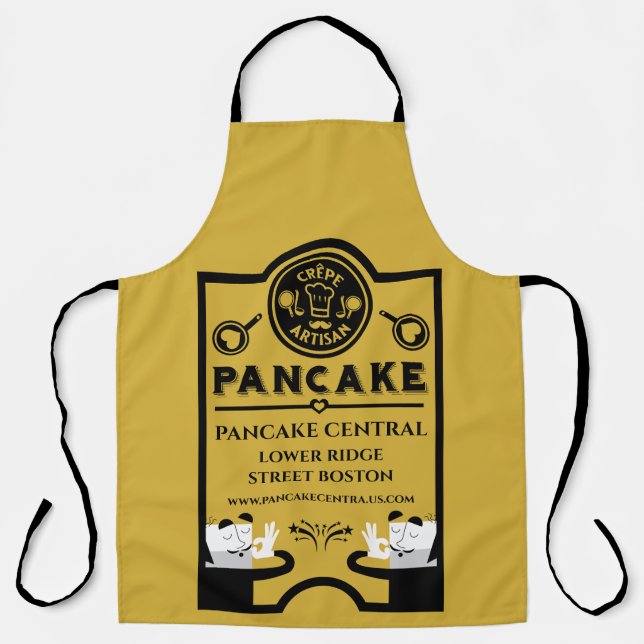 Tablier Promotion du vendeur de pancake (Recto)