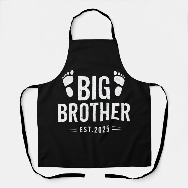Tablier Promu dans Big Brother Est. 2025 Bébé Annonce (Recto)