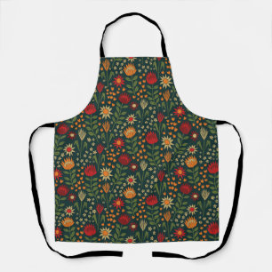 Tablier Protea Floral Block Imprimer Millefleur darnes