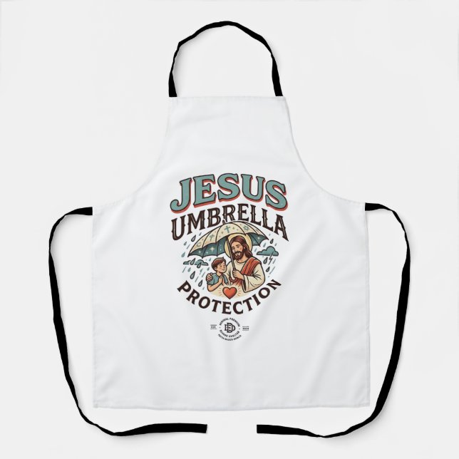 Tablier Protection de parapluie de Jésus Protection de par (Recto)