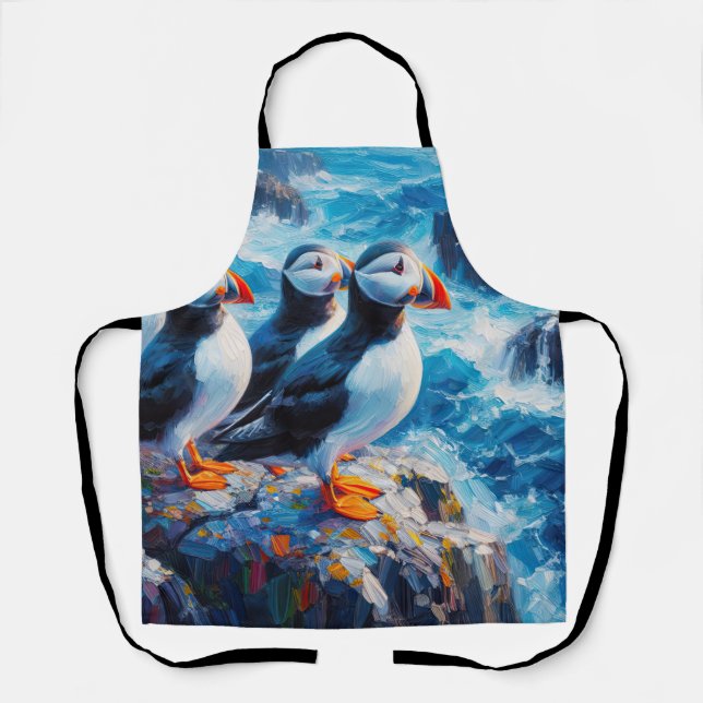 Tablier Puffins (Recto)