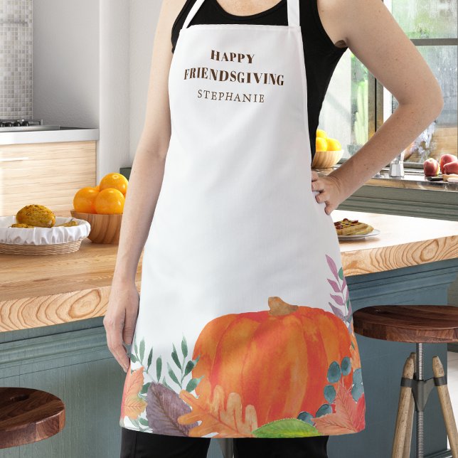Tablier Pumpkin Friendsgiving Joyeux  (Créateur téléchargé)