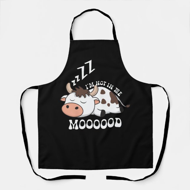 Tablier Pun De Vache Je Ne Suis Pas Dans Le Boeuf De Veau  (Recto)