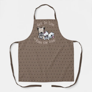 Tablier Puppies de poche KiniArt Amoureux des chiens Apron