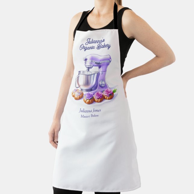 Tablier Purple Mixer Bread Bakery Pastry Chef  (Insitu)