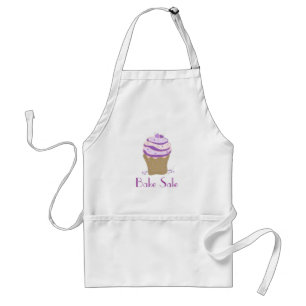 Tablier Purple Swirl Cupcake - Bake Sale