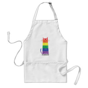 Tablier Purride Shirt LGBT Drôle Gay pride Chat Saying Gra