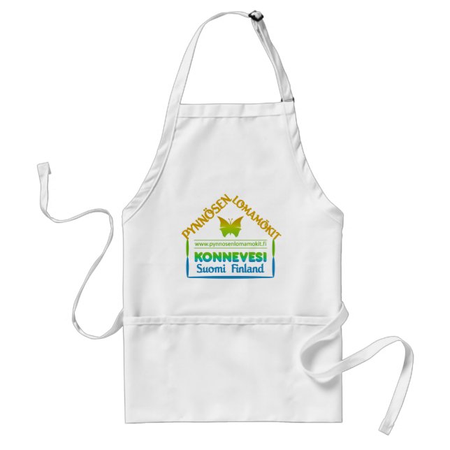 Tablier Pynnösen Lomamökit apron - choisir style (Devant)