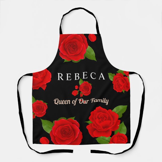 Tablier Queen of Our Family (Recto)