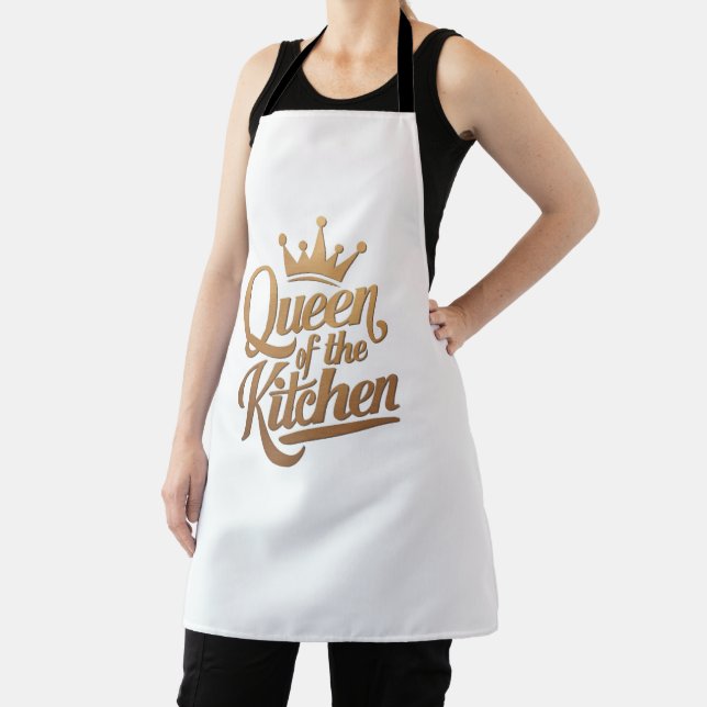 Tablier Queen of the Kitchen - Design élégant (Insitu)