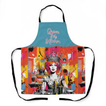 Queen of the Kitchen" Pop Art Apron