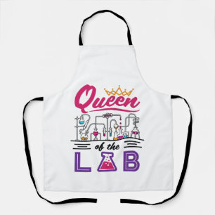 Tablier Queen of the Lab Laborician Technician Scientist