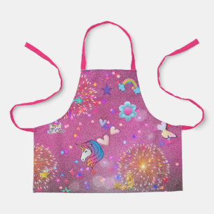 Tablier Quelques mignonnes 2 roses