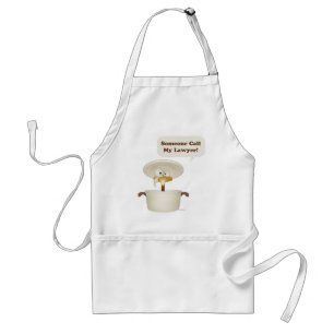 Tablier Quelqu'un appelle mon avocat