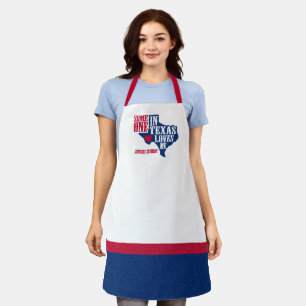 Tablier Quelqu'un au Texas m'aime