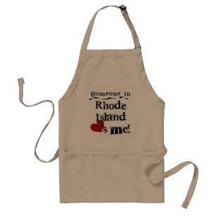 Tablier Quelqu'un dans Île de Rhode m'aime