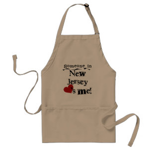 Tablier Quelqu'un dans le New Jersey m'aime