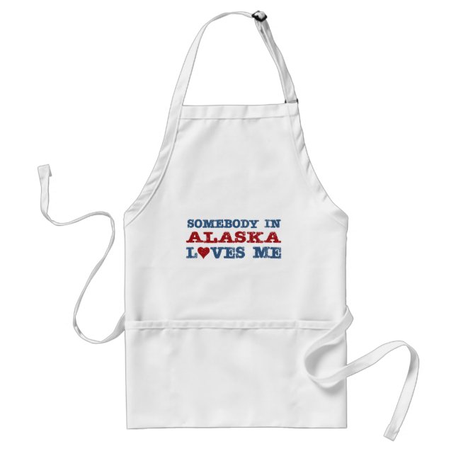 Tablier Quelqu'un en Alaska m'aime (Devant)