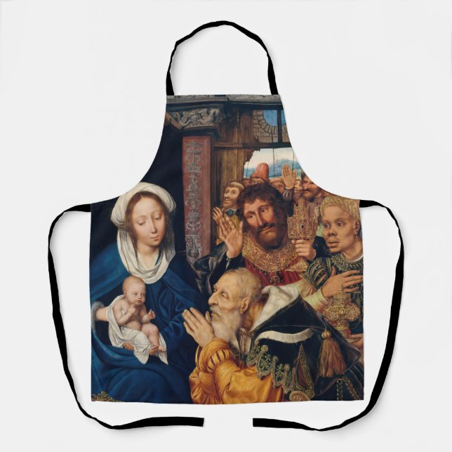 Tablier Quentin Matsys - L'Adoration du Magi (Recto)