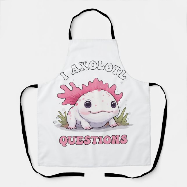 Tablier questions sur l'axolotl (Recto)