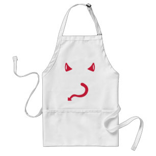 Tablier Queue de klaxons de diable rouge