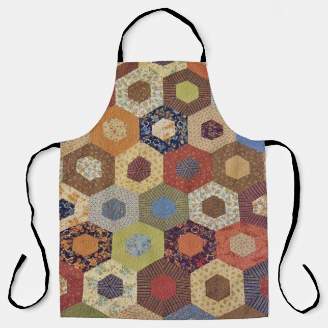 Tablier Quilter Vintage Quilter Motif Americana  (Recto)