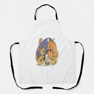 Tablier Raccoon Shirt Country Citrouille