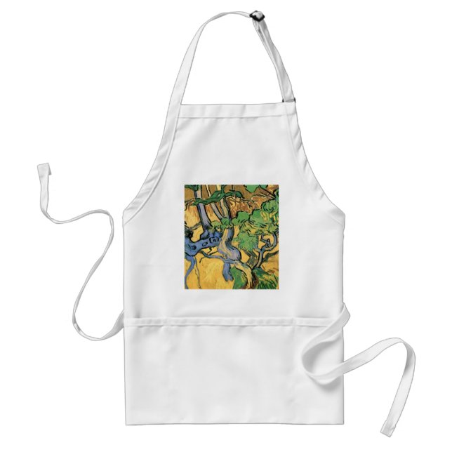 Tablier Racines et troncs d'arbres par Vincent van Gogh (Devant)