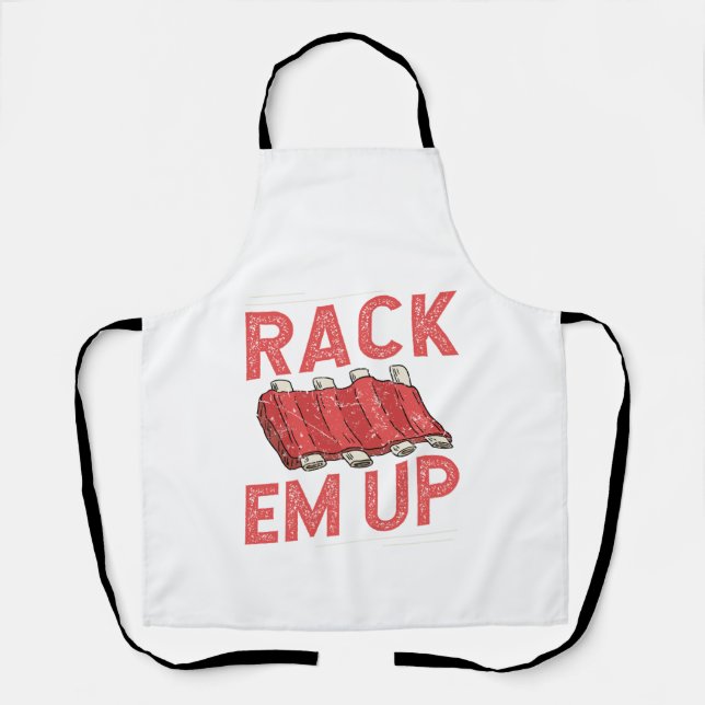 Tablier Rack em Up Ribs Lover Pork BBQ Short Baby Back (Recto)