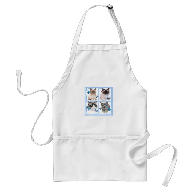 Tablier Ragdoll quatre cadeaux (Devant)