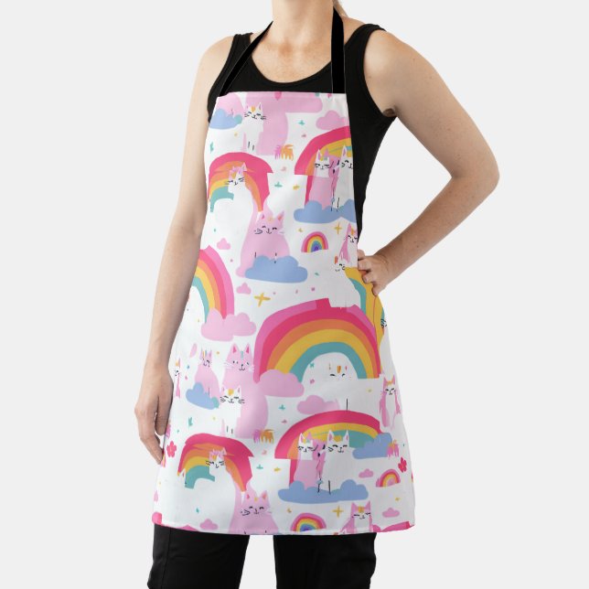 Tablier Rainbow Cat Land (Insitu)