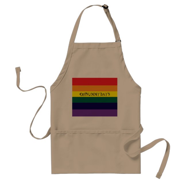 Tablier rainbow color (Devant)