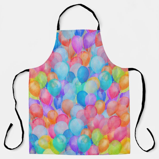 Tablier Rainbow Dreams : Watercolor Balloon Art (Recto)