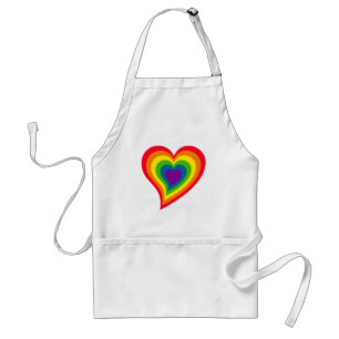Tablier Rainbow Heart