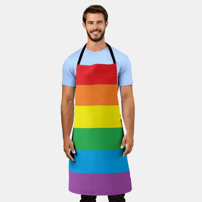 Tablier "Rainbow Pride" (Porté)